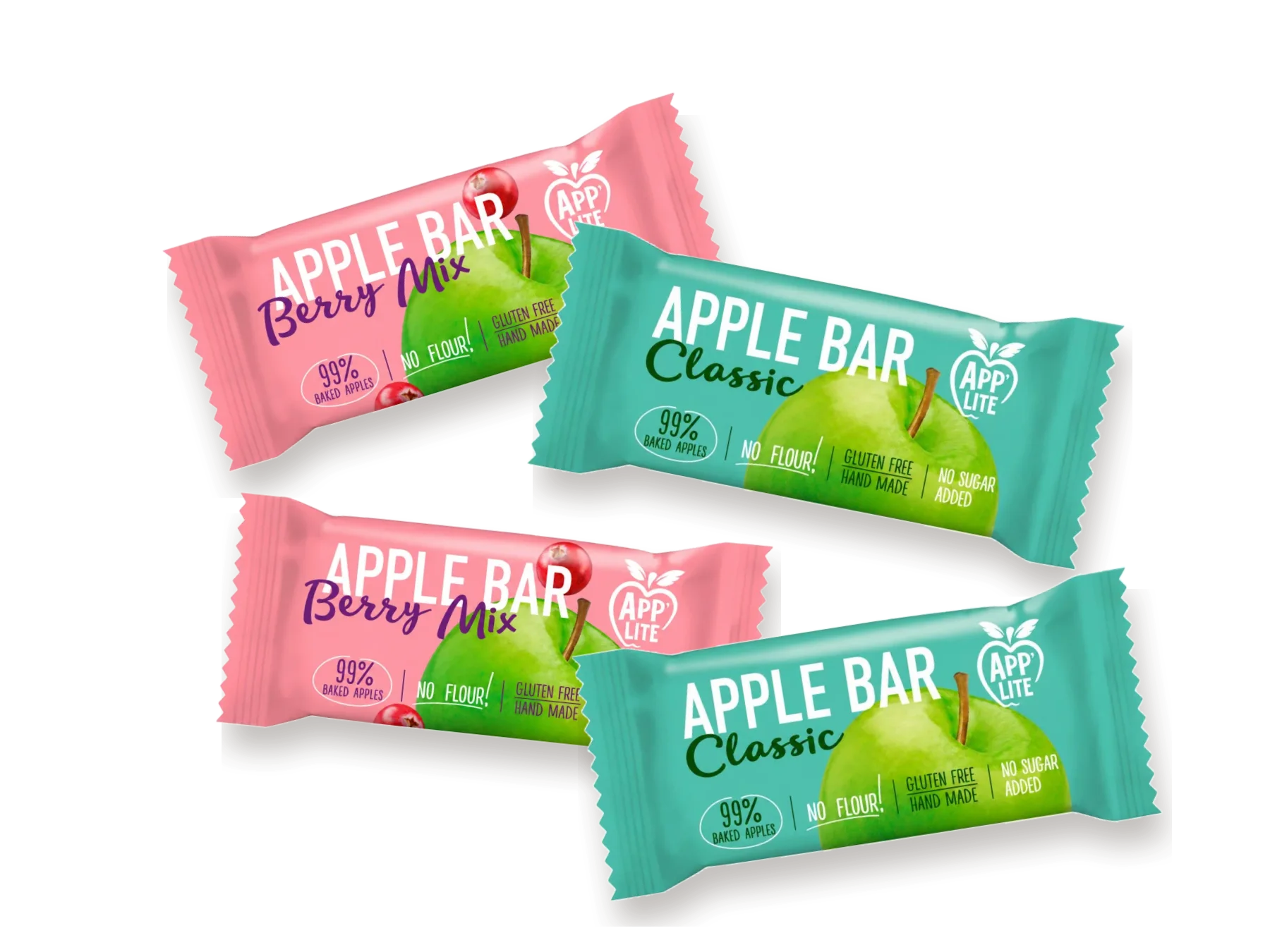 App'Lite Apple Bar packs in Classic and Berry Mix
